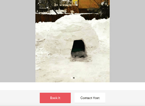 airbnb igloo