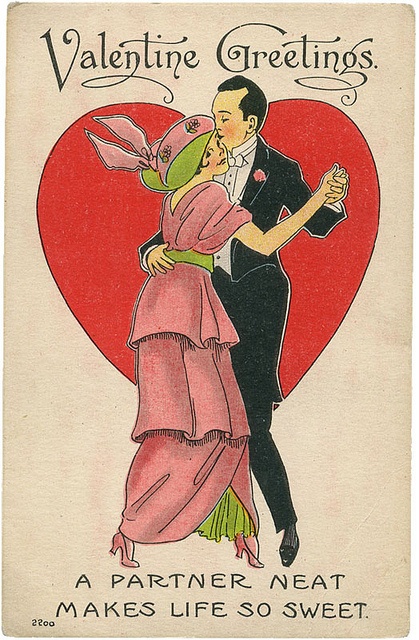 valentine's card vintage