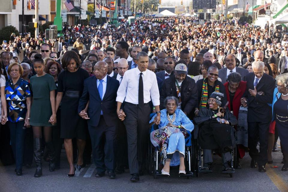 Civic Rights march in Selma, AL