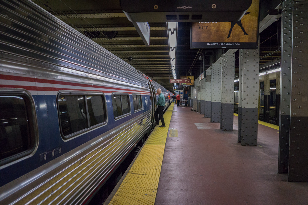 Boston to New York Train